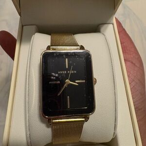 Anne Klein Cream Box with Gold Accents